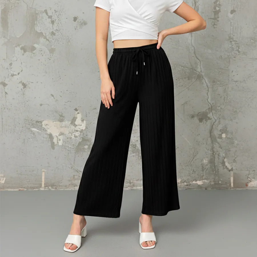 AD2603 pantalon de mujer corte ancho 9296